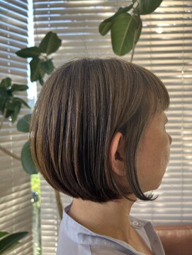 アース 三田南ウッディタウン店(HAIR&MAKE EARTH) 大人可愛いミルクティーベージュアンブレラカラー