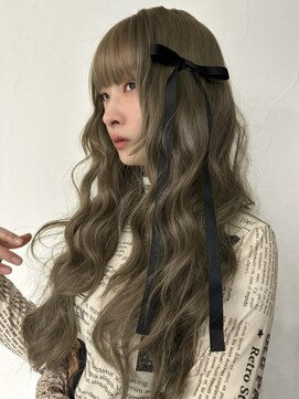 メゾンアクア 表参道(Maison ACQUA) ☆ブリーチなしダブルカラー オリーブ オリーブベージュ