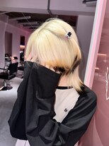 ダズリングディア(Dazzling Deer)&nbsp;ブロンド／ハイトーン／メンズ／裾カラー／デザインカラー