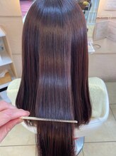 美容室 ルーフトップ(Roof top) 髪質改善白髪ぼかしハイライトカラー前髪カットベージュカラー