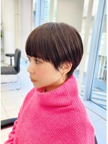 トニーアンドガイ 青山店(TONI & GUY) 大人マッシュショート グレーベージュ シアカラー