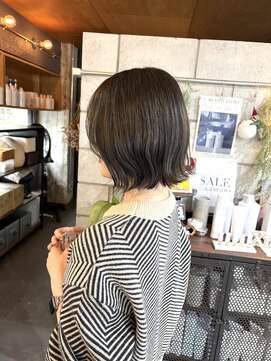 ファスナー(fustener) オリーブカラー×ボブ