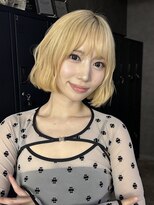 サンドイエナ 横浜店(sand yena)&nbsp;くびレイヤーボブルフネビージュ小顔ワンレンこなれミディ