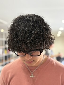 レボ(Revo) 襟足を残して。プードルパーマ