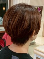 ヘアークリアー 春日部&nbsp;ナチュラルショートスタイル ココアブラウン