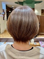 アイニ 河内小阪店(aini) 白髪染め/白髪ぼかしハイライト/ショート/ショートボブ30,40,50