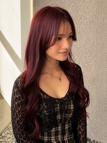 サラジュ 仁川店(SARAJU) 【カラー特化】森山担当 ワンカラー×ワインレッド