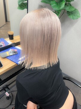 エレクシィ(ELEXY) 切りっぱなしスタイル ハイトーンベージュブラウン
