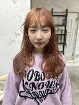 アンドスタイル(&style) レイヤーカット オレンジベージュ