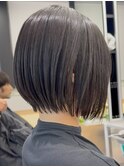 似合わせカットショートボブ大人ショート丸みショートヘア40代