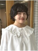 岡山ボブパーマ髪質改善トリートメントショート