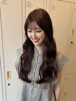エレノア 梅田店(Eleanor)&nbsp;艶グレージュ×大人ロング
