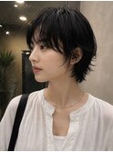ウルフレイヤーくびれボブニュアンスパーマ大人可愛い川崎