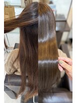 ビープライズ(Be PRIZE)&nbsp;【美髪矯正】新シルクヘアーエステBefore/After