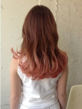 ペネロープ(Penelope) ピンクオレンジのベージュグラデーション