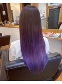 パープルグラデーションロングスタイル☆ism
