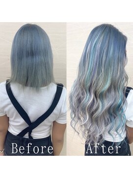 エクステ専門店あるじゃんすー 宇都宮店 ホワイトブルージュ#シールエクステ#ロングヘア#エクステ#宇都宮