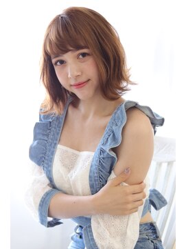 シロフ シンジュク(shirof shinjuku) 外ハネボブ×ミルクティーベージュ