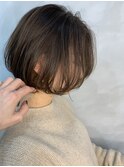 【山口祐子】大人ショートボブ/アッシュベージュ