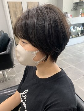 シャムオーツー 国分寺(CHAM:O2) マッシュショート/透明感グレージュ