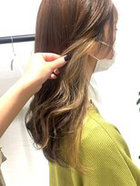 ビューバイネオリーブ 用賀店(Beau'r by neolive) ショコラアッシュヘルシースタイルふんわりカールインナーカラー