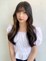 シエルバイアフロート(ciel by afloat)&nbsp;〈藤間〉フェミニン韓国ヘア/インナーホワイトグレージュ