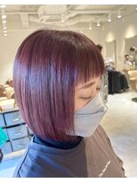 トリート 妙典店(TREAT)&nbsp;チェリーレッド×オン眉_TREAT妙典