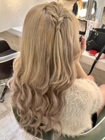 ヘアメイク エンカレッジ(HAIR MAKE encourage)&nbsp;クルリンパ　ハーフツイン