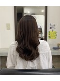 ゆるウェーブ/ツヤカラー／セミロング