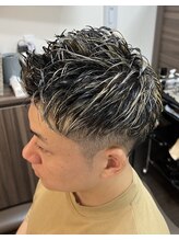 ケースタイルヘアスタジオ 麻布十番店(K-STYLE HAIR STUDIO) ハイライト/スパイキーショート/メンズカット/ブリーチ1回