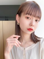 エクラ 宝塚逆瀬川(e'clat) 20代オシャレ女子にオススメ☆切りっぱなし外はねミディアムヘア