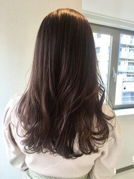 ルッソ チアロ(Lusso chiaro) ニュアンスカラーチョコレートブラウンレイヤーロング
