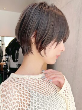 セイドット オモテサンドウ(Say. omotesando) say.重政　綺麗めショート　ボブ白髪ぼかし似合わせカットボブ