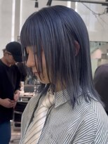 シェリ ヘアデザイン(CHERIE hair design)&nbsp;《suu.02》sheer blue × ウルフ
