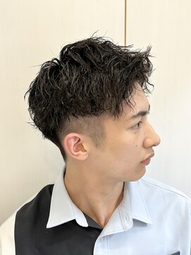 ヘアーアンドグルーミング ヨシザワインク(HAIR&GROOMING YOSHIZAWA Inc.) メンズツイストスパイラルパーマ/ツーブロックアップバング