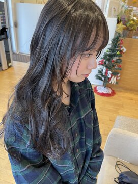 サラビューティーサイト 九大学研都市店(SARA Beauty Sight) 【HIROTANI】10代20代 顔周りレイヤースタイル