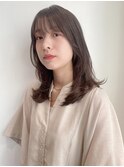 ふんわり内巻きレイヤー*レイヤーカット*ミディアムレイヤー3