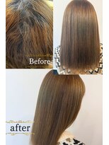 チェルモ(CHELUMO)&nbsp;ブリーチ毛でもサラサラヘアへ縮毛矯正