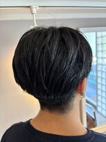 モップス 富岡店(MOPS)&nbsp;ブルーブラック×メンズカット