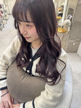 アナ ラーナ(Anna Lanna) ブリーチ無し×ラベンダーピンク＊森本ひろか＊
