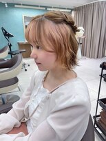 アッシュ 下北沢店(Ash) ハーフアップ編み込みアレンジ