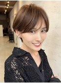 calna by ELMO/ショートボブ/マッシュショート/丸みショート