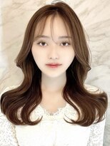 ロンドロゼ 池袋(Lond rose) ミニウルフレイヤーカット顔周り前髪韓国ミディアムロング/池袋