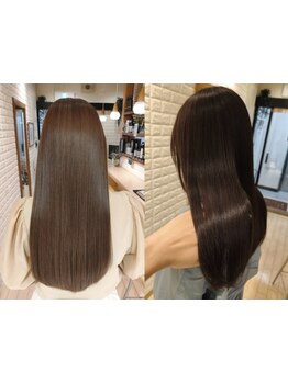 ＜髪質改善・ 癖毛対応【世界最高峰オーガニックケラチン】トリートメント 癖毛対応 15,500円（S&B）