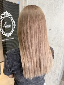 ルノン フィージュ(LUNON fieju) 暗めカラーグランマッシュデザインカラーフェイスフレーミング