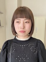 キチ(kici)&nbsp;ダブルカラー/透け感ベージュ