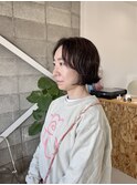 ミニボブとクセ毛