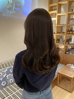オーガニックエコ 川越(organic+eco)&nbsp;20代30代冬韓国風ヘア/イルミナカラーオリーブ/髪質改善