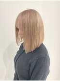 ブリーチ ミルクティー ホワイトベージュ ミルクティーカラー