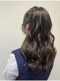 【ハーフアップ三つ編みヘア】推し活ヘアイベントヘアカチモリ